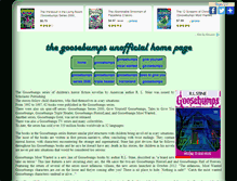 Tablet Screenshot of goosebumps.seriesbooks.info